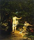 Gustave Courbet Famous Paintings - The Bathers